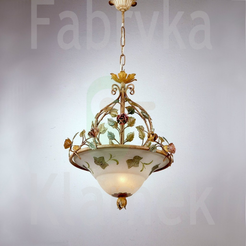 Lampa wisząca "Napoli" w kolorze polichromia starodawna Lampa wisząca "Napoli" w kolorze polichromia starodawna