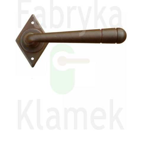 Klamka Berna 4-16, kolor rdza starodawna Klamka Berna 4-16, kolor rdza starodawna