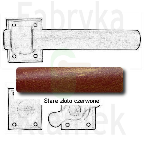 Klamka Milano 1831 z blokadą WC Klamka Milano 1831 z blokadą WC