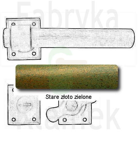 Klamka Milano 1831 z blokadą WC Klamka Milano 1831 z blokadą WC