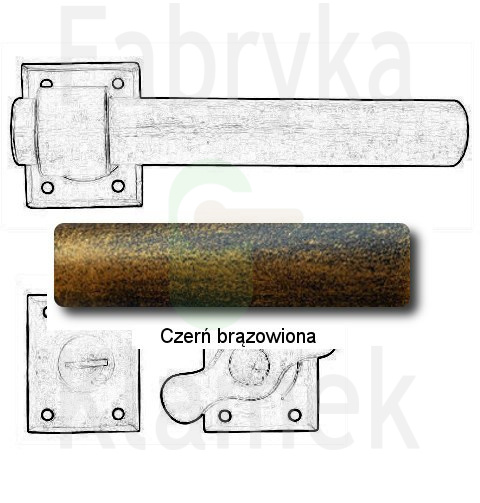 Klamka Milano 1831 z blokadą WC Klamka Milano 1831 z blokadą WC