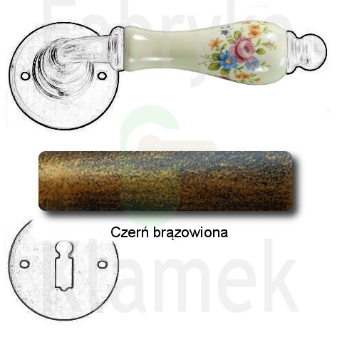 czerń brązowiona czerń brązowiona
