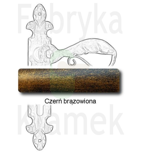 czerń brązowiona czerń brązowiona