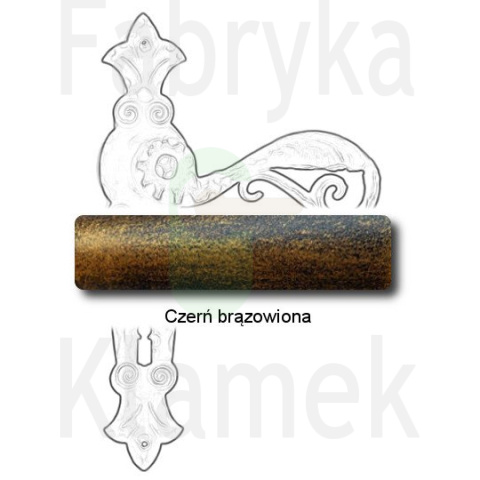 czerń brązowiona czerń brązowiona