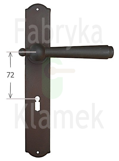 Klamka Monaco 2900 na klucz rozstaw 72 mm Klamka Monaco 2900 na klucz rozstaw 72 mm