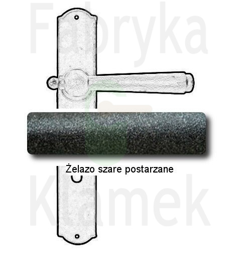 Klamka Monaco 2900 na klucz rozstaw 72 mm Klamka Monaco 2900 na klucz rozstaw 72 mm
