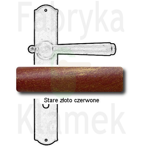 Klamka Monaco 2900 na klucz rozstaw 72 mm Klamka Monaco 2900 na klucz rozstaw 72 mm