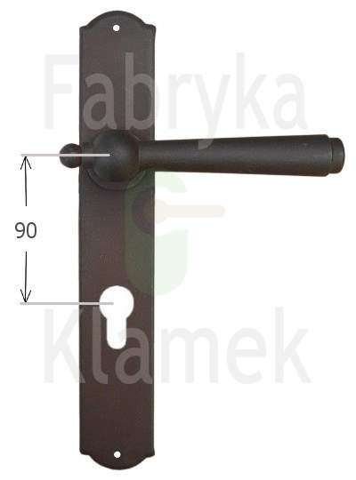 Klamka Monaco 2900 na wkładkę rozstaw 90 mm Klamka Monaco 2900 na wkładkę rozstaw 90 mm
