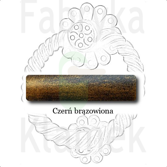 czerń brązowiona czerń brązowiona