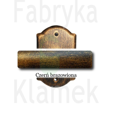 czerń brązowiona czerń brązowiona