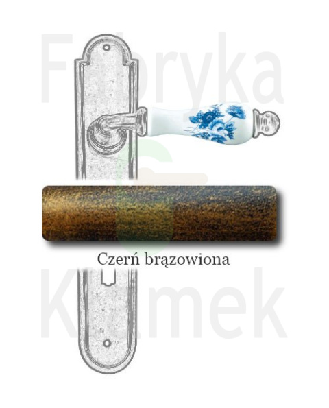 czerń brązowiona czerń brązowiona