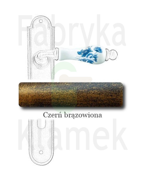 czerń brązowiona czerń brązowiona