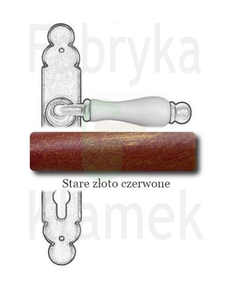 Klamka Dublin 1-09 na wkładkę rozstaw 90 mm, porcelana biała Klamka Dublin 1-09 na wkładkę rozstaw 90 mm, porcelana biała