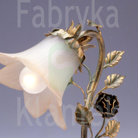 Lampa stołowa Vanessa w kolorz estare złoto zielone Lampa stołowa Vanessa w kolorz estare złoto zielone