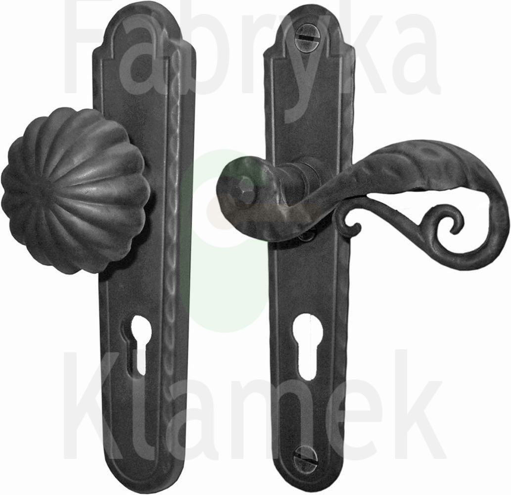 Klamk-gałka zewnętrzna Abella 505 rozstaw 72 mm Klamk-gałka zewnętrzna Abella 505 rozstaw 72 mm