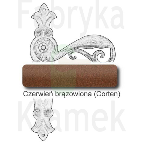 Klamka Abella 505 na wkładkę rozstaw 92 mm Klamka Abella 505 na wkładkę rozstaw 92 mm