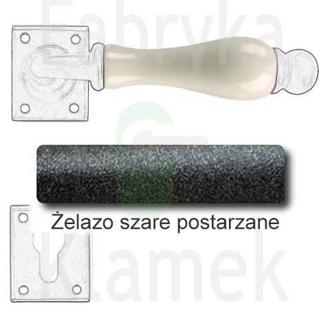 żelazo szare postarzane żelazo szare postarzane