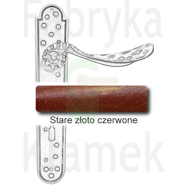 Klamka Gedeon 500 z otworem na klucz rozstaw 90 mm Klamka Gedeon 500 z otworem na klucz rozstaw 90 mm