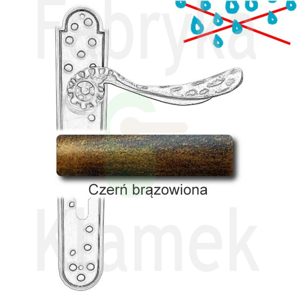 Klamka Gedeon 500 z otworem na wkładkę rozstaw 90 mm Klamka Gedeon 500 z otworem na wkładkę rozstaw 90 mm