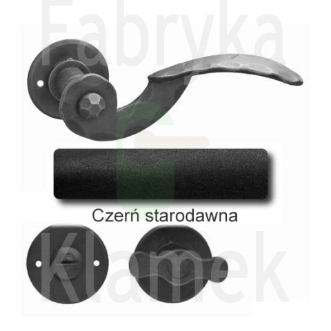 Klamka Gerianica 22 z blokadą WC Klamka Gerianica 22 z blokadą WC