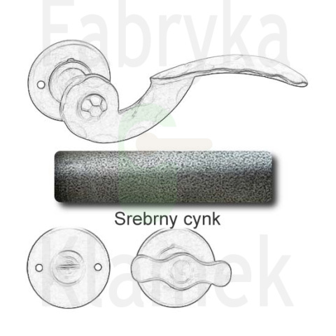 Klamka Gerianica 22 z blokadą WC Klamka Gerianica 22 z blokadą WC