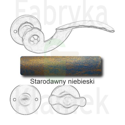 Klamka Gerianica 22 z blokadą WC Klamka Gerianica 22 z blokadą WC