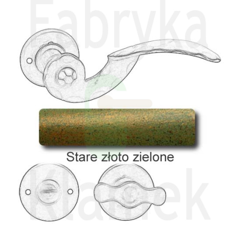 Klamka Gerianica 22 z blokadą WC Klamka Gerianica 22 z blokadą WC