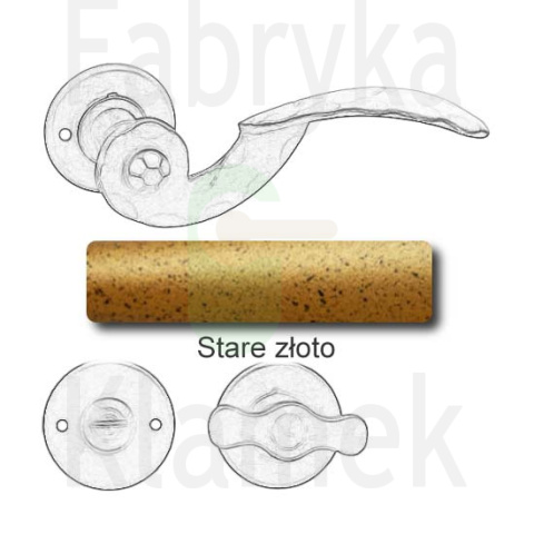 Klamka Gerianica 22 z blokadą WC Klamka Gerianica 22 z blokadą WC