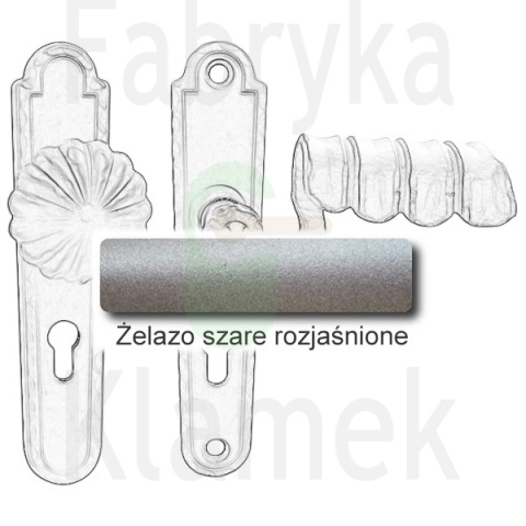 Klamko-gałka zewnętrzna Davos 4309 A/B Klamko-gałka zewnętrzna Davos 4309 A/B