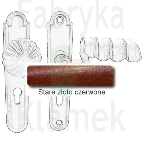 Klamko-gałka zewnętrzna Davos 4309 A/B Klamko-gałka zewnętrzna Davos 4309 A/B