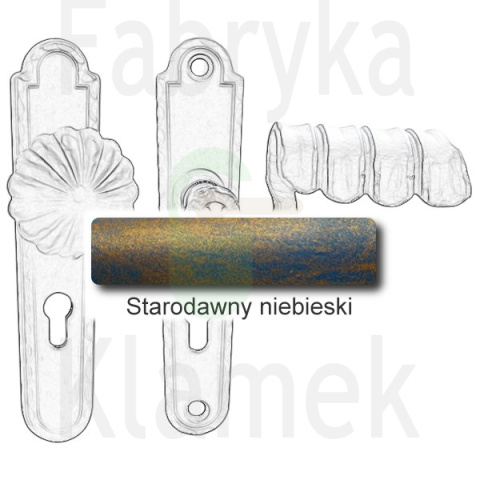 Klamko-gałka zewnętrzna Davos 4309 A/B Klamko-gałka zewnętrzna Davos 4309 A/B