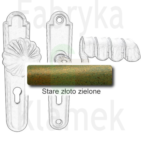 Klamko-gałka zewnętrzna Davos 4309 A/B Klamko-gałka zewnętrzna Davos 4309 A/B