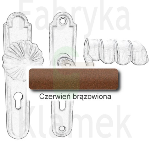 Klamko-gałka zewnętrzna Davos 4309 A/B Klamko-gałka zewnętrzna Davos 4309 A/B
