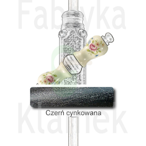 Baskwil Bavaria 327+D23 porcelana kremowa kwiaty wiosenne Baskwil Bavaria 327+D23 porcelana kremowa kwiaty wiosenne