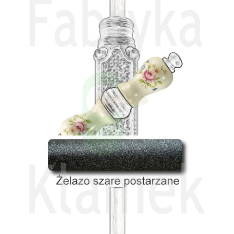 Baskwil Bavaria 327+D23 porcelana kremowa kwiaty wiosenne Baskwil Bavaria 327+D23 porcelana kremowa kwiaty wiosenne