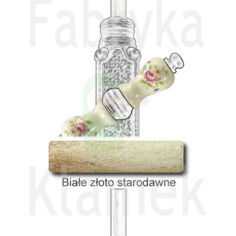 Baskwil Bavaria 327+D23 porcelana kremowa kwiaty wiosenne Baskwil Bavaria 327+D23 porcelana kremowa kwiaty wiosenne