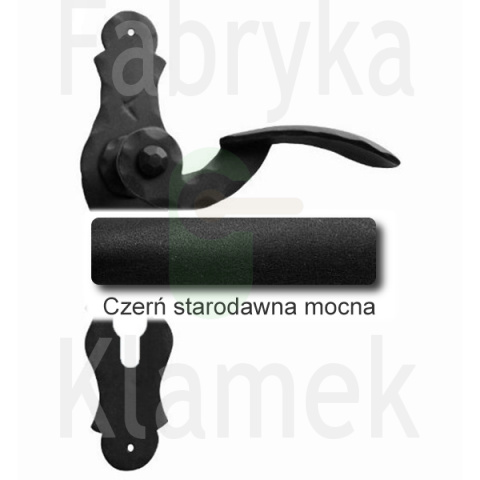 Klamka Gennarina 1093 na wkładkę rozstaw 92 mm Klamka Gennarina 1093 na wkładkę rozstaw 92 mm