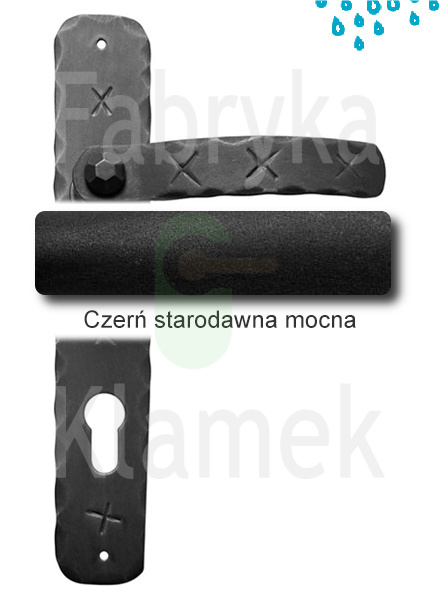 Klamka Jarboj 1091 na wkladkę rozstaw 72 mm Klamka Jarboj 1091 na wkladkę rozstaw 72 mm