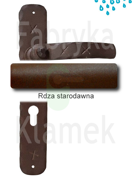 Klamka Jarboj 1091 na wkladkę rozstaw 72 mm Klamka Jarboj 1091 na wkladkę rozstaw 72 mm