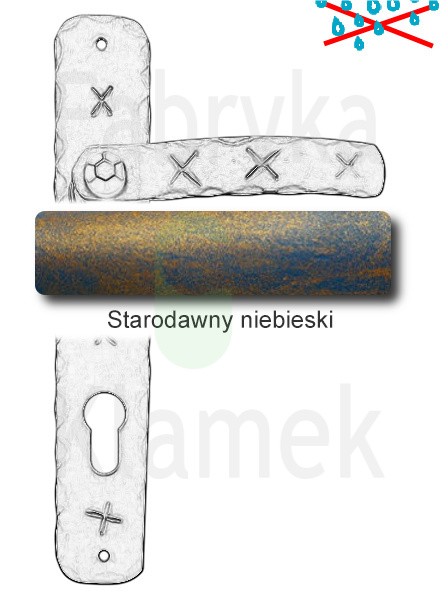 Klamka Jarboj 1091 na wkladkę rozstaw 72 mm Klamka Jarboj 1091 na wkladkę rozstaw 72 mm
