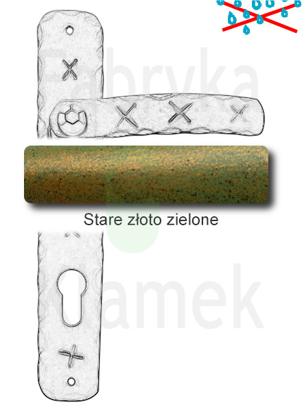 Klamka Jarboj 1091 na wkladkę rozstaw 72 mm Klamka Jarboj 1091 na wkladkę rozstaw 72 mm