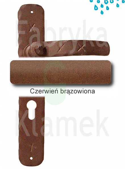 Klamka Jarboj 1091 na wkladkę rozstaw 72 mm Klamka Jarboj 1091 na wkladkę rozstaw 72 mm