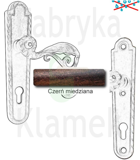 Klamka zewnętrzna Abella 4300E Klamka zewnętrzna Abella 4300E