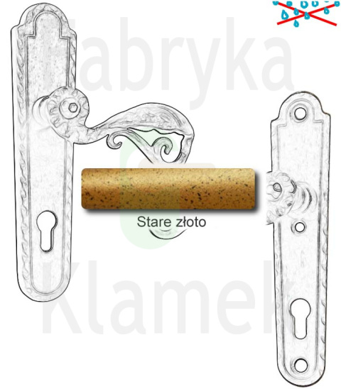 Klamka zewnętrzna Abella 4300E Klamka zewnętrzna Abella 4300E