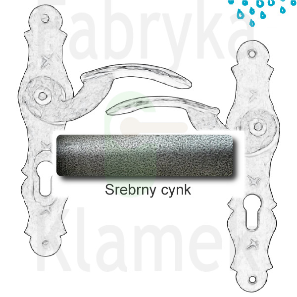 Klamka zewnętrzna Gennarina 4324E z zabezpieczeniem Hardox® Klamka zewnętrzna Gennarina 4324E z zabezpieczeniem Hardox®