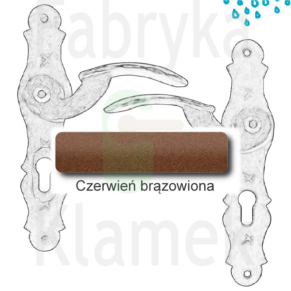Klamka zewnętrzna Gennarina 4324E z zabezpieczeniem Hardox® Klamka zewnętrzna Gennarina 4324E z zabezpieczeniem Hardox®