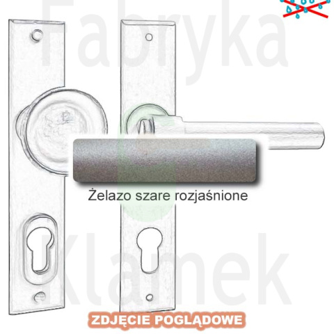 Klamk-gałka zewnętrzna Milano 4362 A/B z zabezpieczeniem Hardox® Klamk-gałka zewnętrzna Milano 4362 A/B z zabezpieczeniem Hardox®