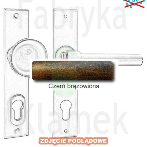 Klamk-gałka zewnętrzna Milano 4362 A/B z zabezpieczeniem Hardox® Klamk-gałka zewnętrzna Milano 4362 A/B z zabezpieczeniem Hardox®