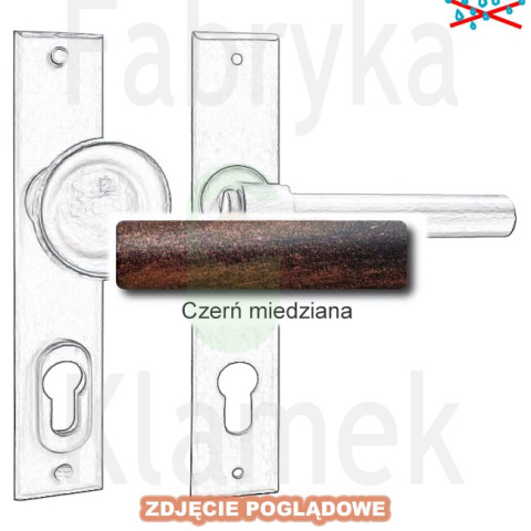 Klamk-gałka zewnętrzna Milano 4362 A/B z zabezpieczeniem Hardox® Klamk-gałka zewnętrzna Milano 4362 A/B z zabezpieczeniem Hardox®