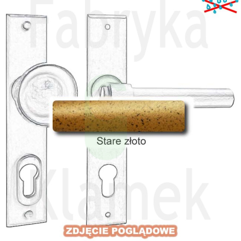 Klamk-gałka zewnętrzna Milano 4362 A/B z zabezpieczeniem Hardox® Klamk-gałka zewnętrzna Milano 4362 A/B z zabezpieczeniem Hardox®